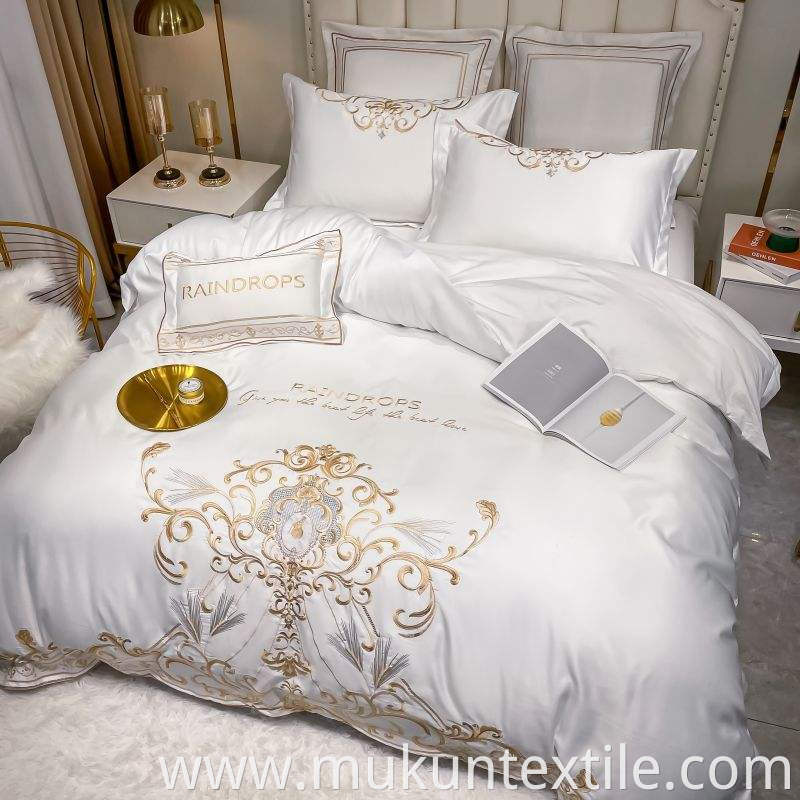  Cotton Embroidery Bedding Set